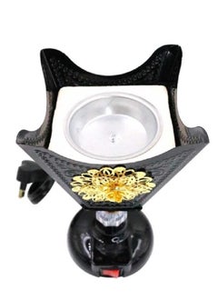 RSG Elegant Oud Bakhoor Holder Electric Incense Burner Black- DE1044  - Image 3