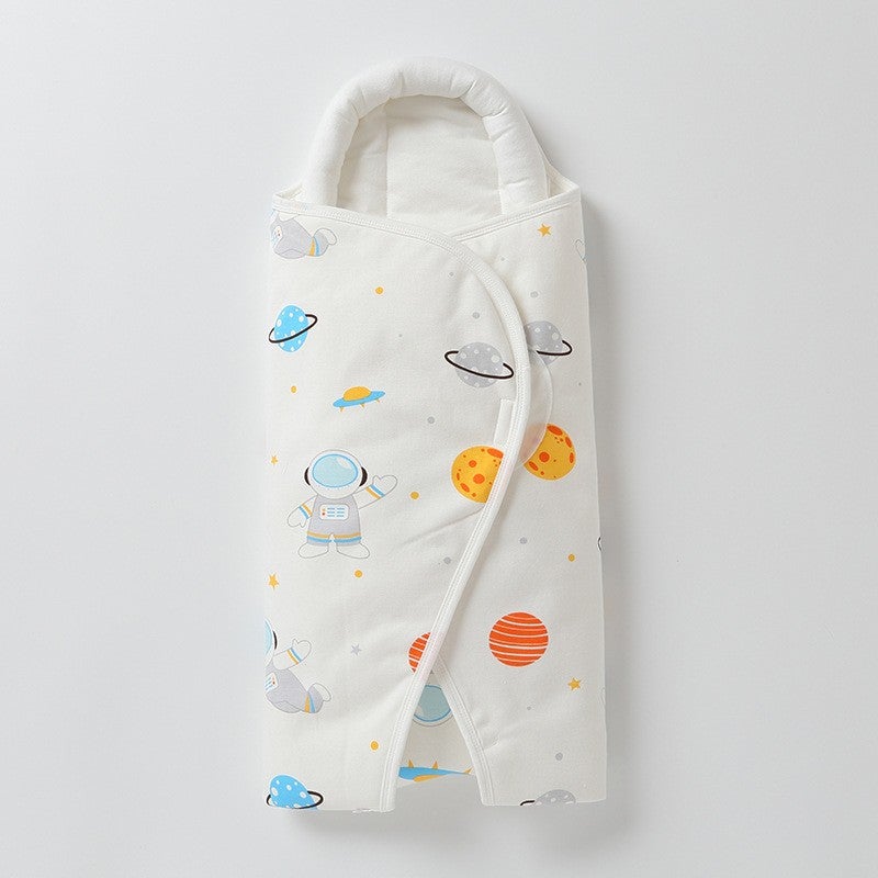Newborn Baby Holding Quilt Double Cotton Quilt Newborn Baby Windproof Bag Blanket Cover Thin Swaddling Sleeping Bag - Image 1