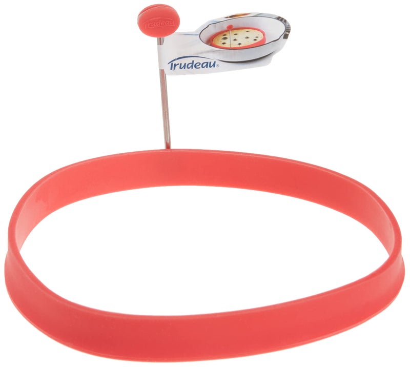 Trudeau Red Silicone 6 Inch Pancake Ring Set Of 2 - Image 5