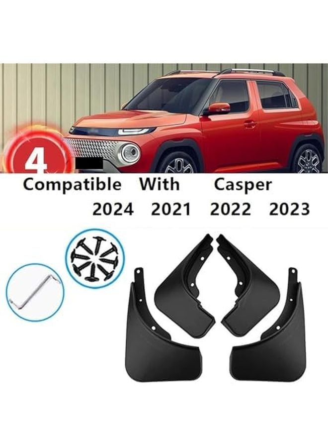 هيونداي كاسبر 2021-2024 واقيات الطين الأمامية والخلفية، ملحقات السيارات - Image 2
