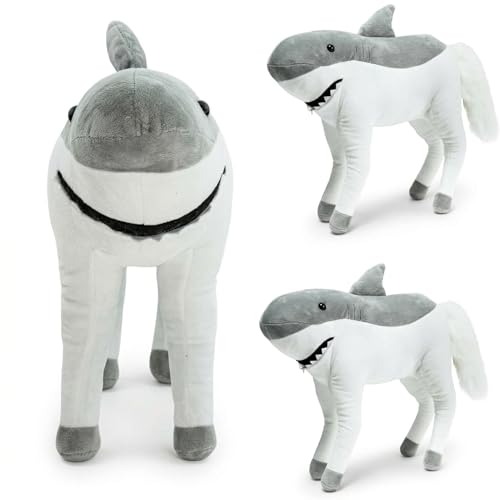 Randimals Plush Toy Stuffed Animal Mix Horse Shark Hybrid Stuffed Animals for Girls Boys Huggable Soft Animal Characters Cute Plushies Unique Toys for Discovery Adventure - Image 1