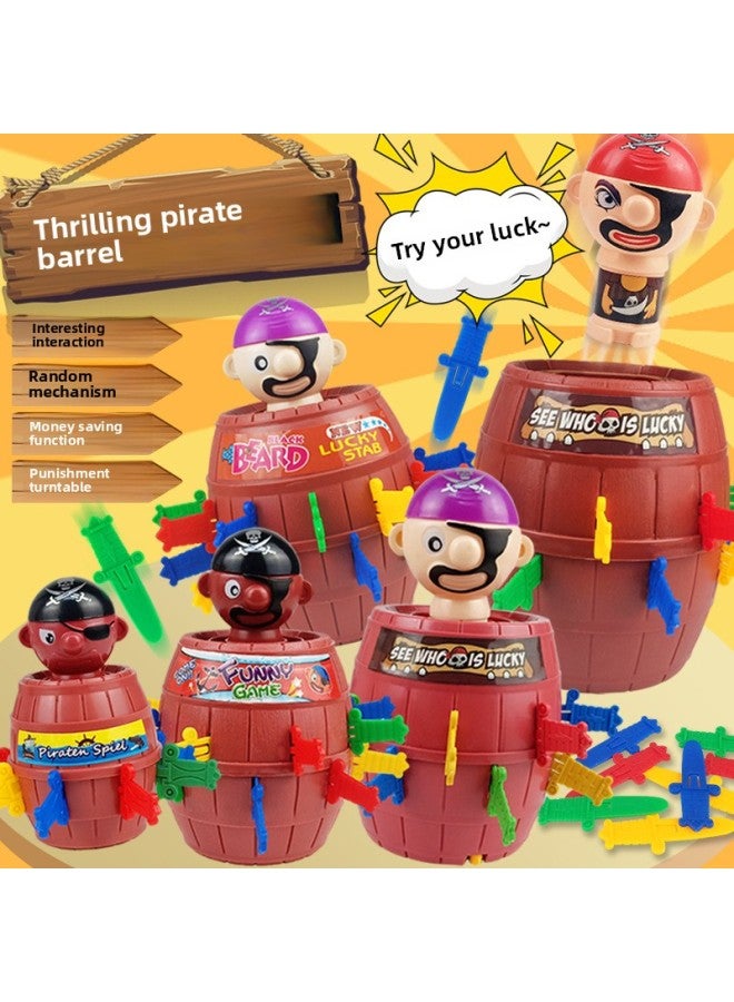 One Piece Crocodile Finger Biting Toy Shark Tooth Extraction Parent-Child Game Evil Dog Biting Toy Tricky Props-Color:[chinese And English Color Box] 5151 + Large Size - Pirate Bucket (with Piggy Bank) 398g - Image 3