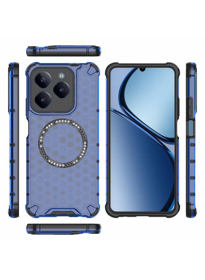 S-TOP Case For Realme C61 Global Honeycomb Magnetic Ring Shockproof Phone Case - Image 3