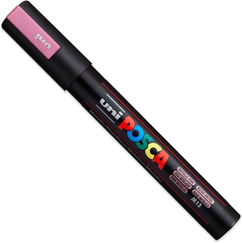 POSCA مجموعة بوسكا يوني PC 5M معدني - عبوة من 8 أقلام ماركر - Image 4