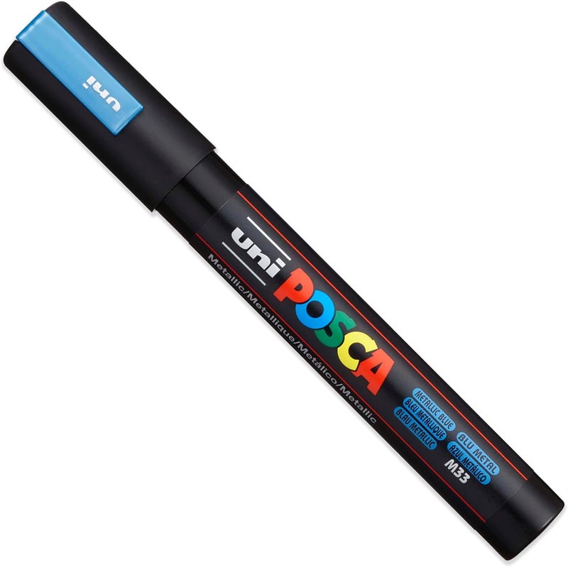 POSCA مجموعة بوسكا يوني PC 5M معدني - عبوة من 8 أقلام ماركر - Image 2