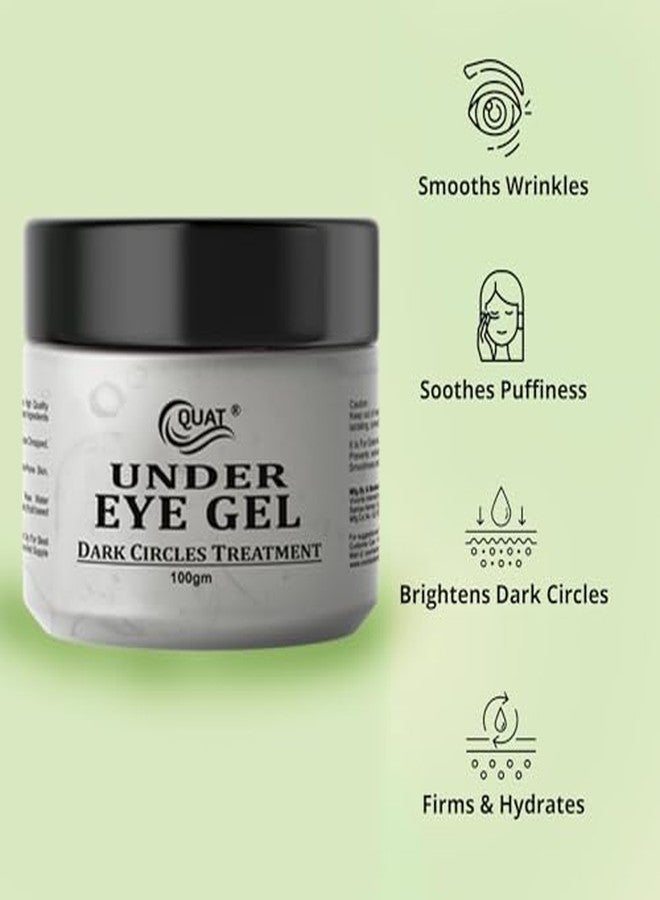 QUAT Under Eye Gel for Dark Circles, Puffiness & Fine Lines | Cooling Hydrating Eye Gel for Bright, Smooth & Refreshed Under-Eye Skin - 30g - Image 3
