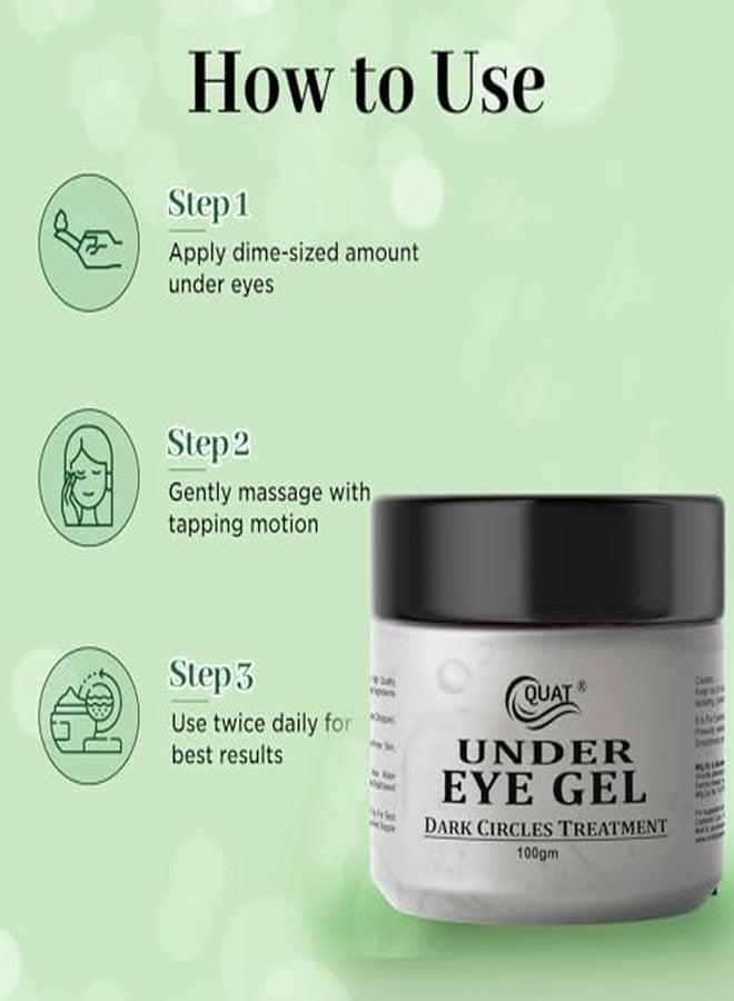 QUAT Under Eye Gel for Dark Circles, Puffiness & Fine Lines | Cooling Hydrating Eye Gel for Bright, Smooth & Refreshed Under-Eye Skin - 30g - Image 5