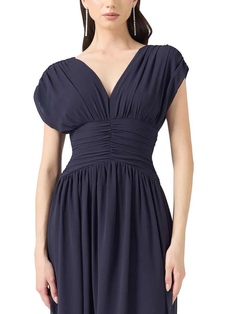 تي اف ان سي فستان ماكسي بدون أكمام من دوبي المنسوج - Image 3