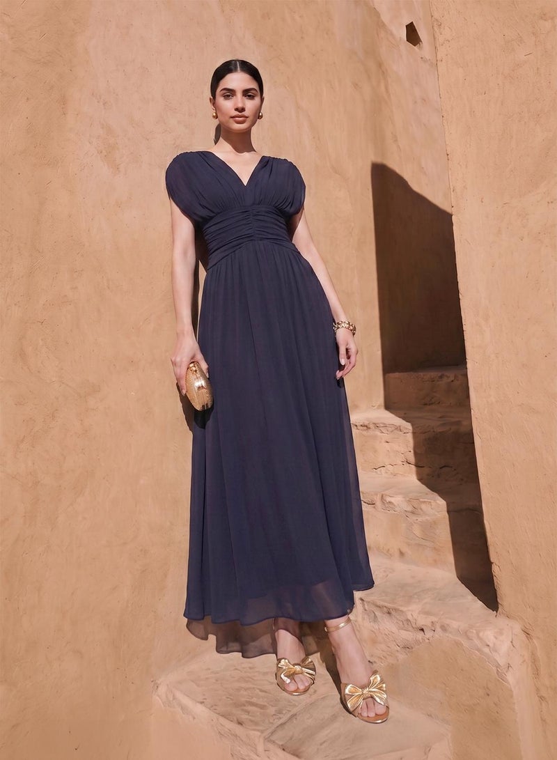 TFNC Dobby Woven Sleeveless Maxi Dress - Image 1