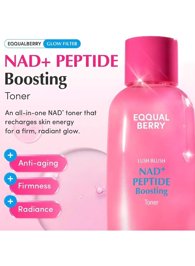 eqqualberry NAD+ Peptide Boosting Toner Lush Blush 150ml - Image 3