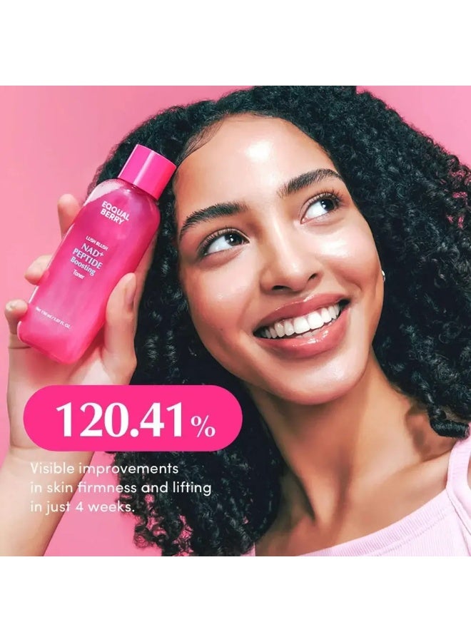 eqqualberry NAD+ Peptide Boosting Toner Lush Blush 150ml - Image 2