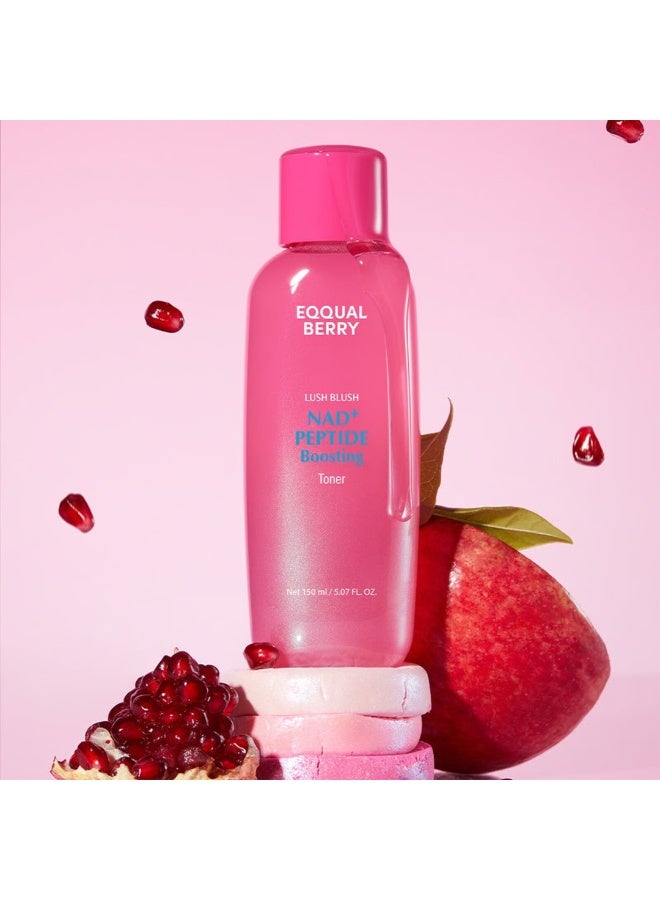 eqqualberry NAD+ Peptide Boosting Toner Lush Blush 150ml - Image 4