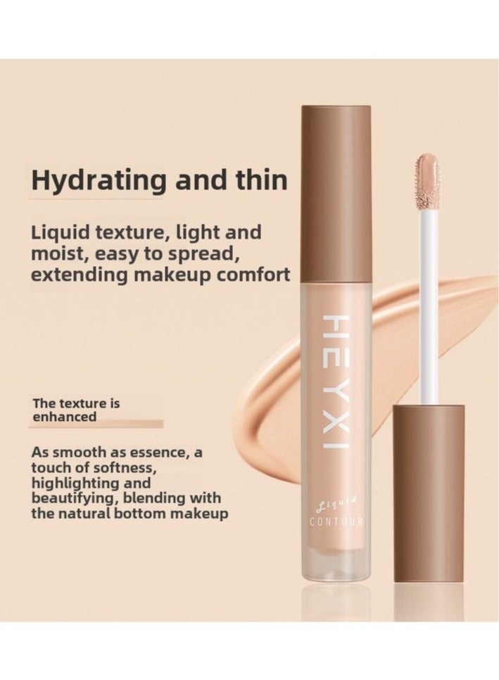 Heyxi قلم أساس خافي عيوب يدوم طويلاً، مكياج كونتور مقاوم للماء، دوائر داكنة، احمرار، ندوب، أكياس تحت العين، تغطية النمش، سهل الاستخدام #1 - Image 3