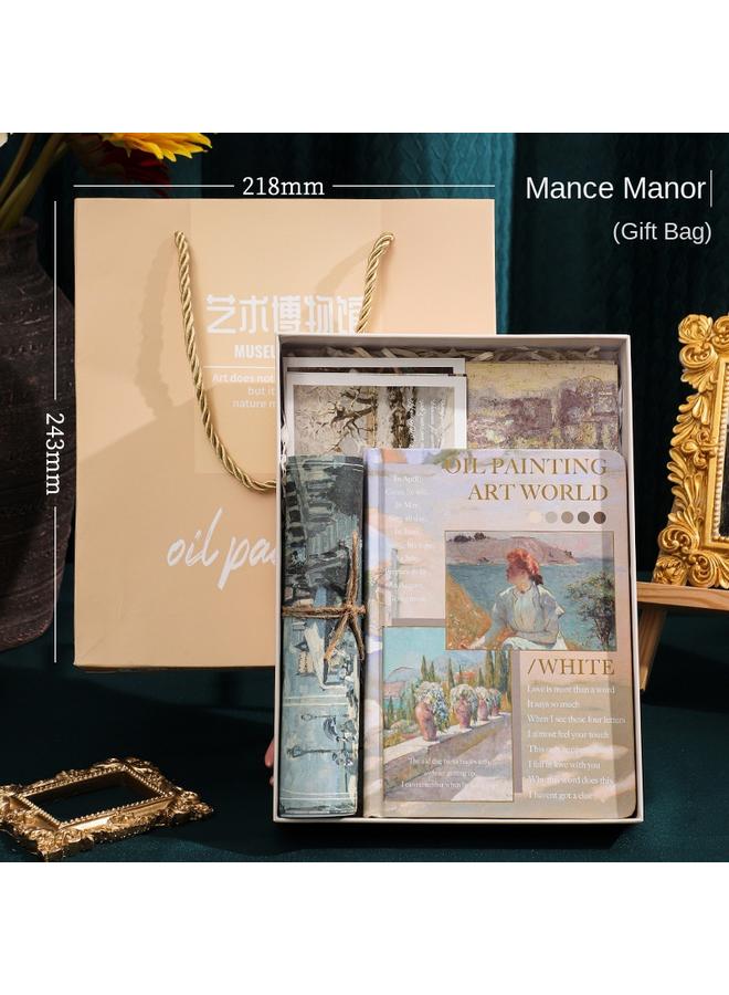 Bluejw Vintage Hollow Hand Ledger Suit Gift Box High Beauty Notebook Stationery Girl Cute Hand Ledger Girl Day - Image 1