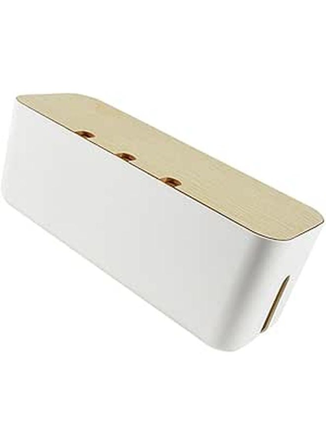 Large Power Cord Storage Box With Detachable Cover ABS Material Heat Dissipation - Image 1