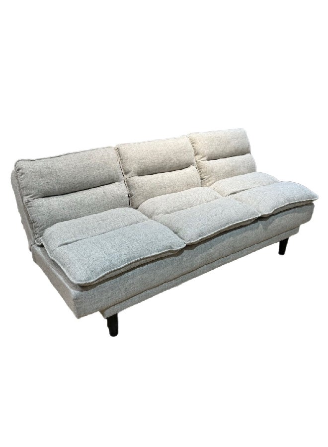 Micasa Elegant and Modern Design 3-Seater Durable Sofa Bed Grey 80 x 97 x 185 cm 94002 - Image 1