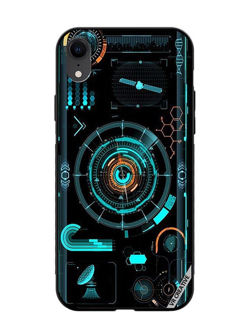 Protective Case Cover For Apple iPhone XR Tumbler Design Multicolour