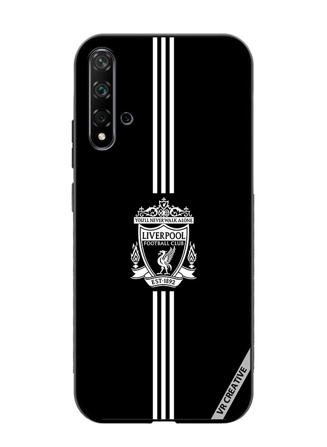 VR CREATIVE غطاء حماية لهاتف هواوي نوفا 5T بتصميم ليفربول متعدد الألوان - Image 1