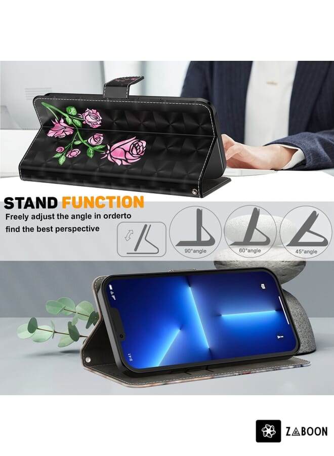 جرين تايجر حافظة هاتف جلدية مطلية ثلاثية الأبعاد لهاتف Sony Xperia 5 III (وردي) - Image 5