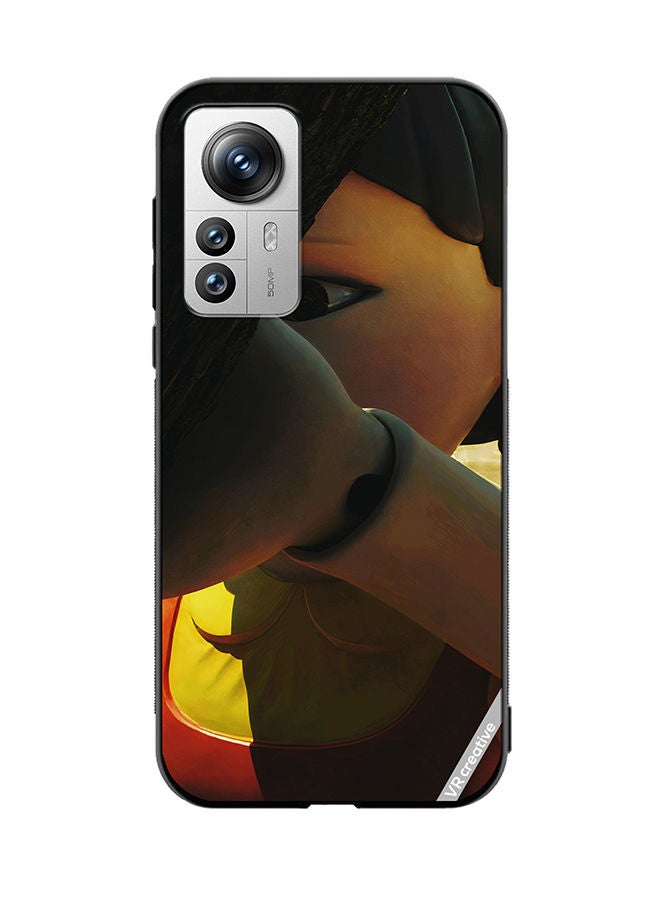 VR CREATIVE Protective Case Cover For Xiaomi 12X Squid Game Girl Statue Design Multicolour - Image 1