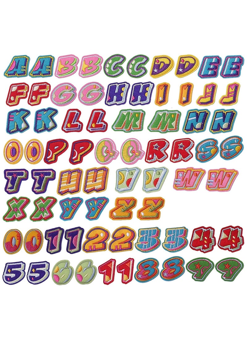 72 Pieces Iron on Letters and Numbers Patches Colorful Letter Patches Alphabet Embroidered Patch A-Z Numbers 0-9 Applique for Clothes Dress Hat Socks Jeans DIY Accessories - pzsku/ZDED7E379DB4034400BA1Z/45/_/1723108063/d891b1fd-8174-4d88-8968-ae8da6d48b49