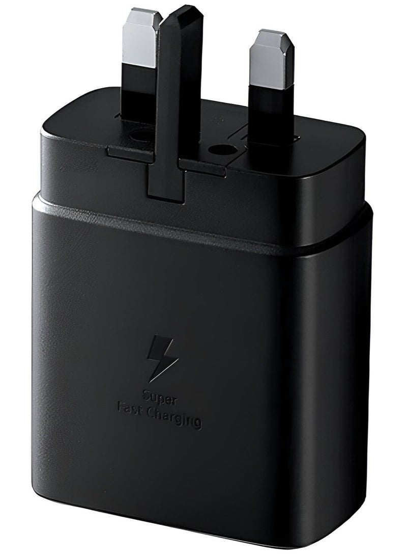 جالاكسي شاحن سامسونج جالاكسي S24 الترا، 45 وات USB-C قابس / شاحن حائط فائق السرعة في المملكة المتحدة وكابل USB-C إلى USB-C ( - Image 2