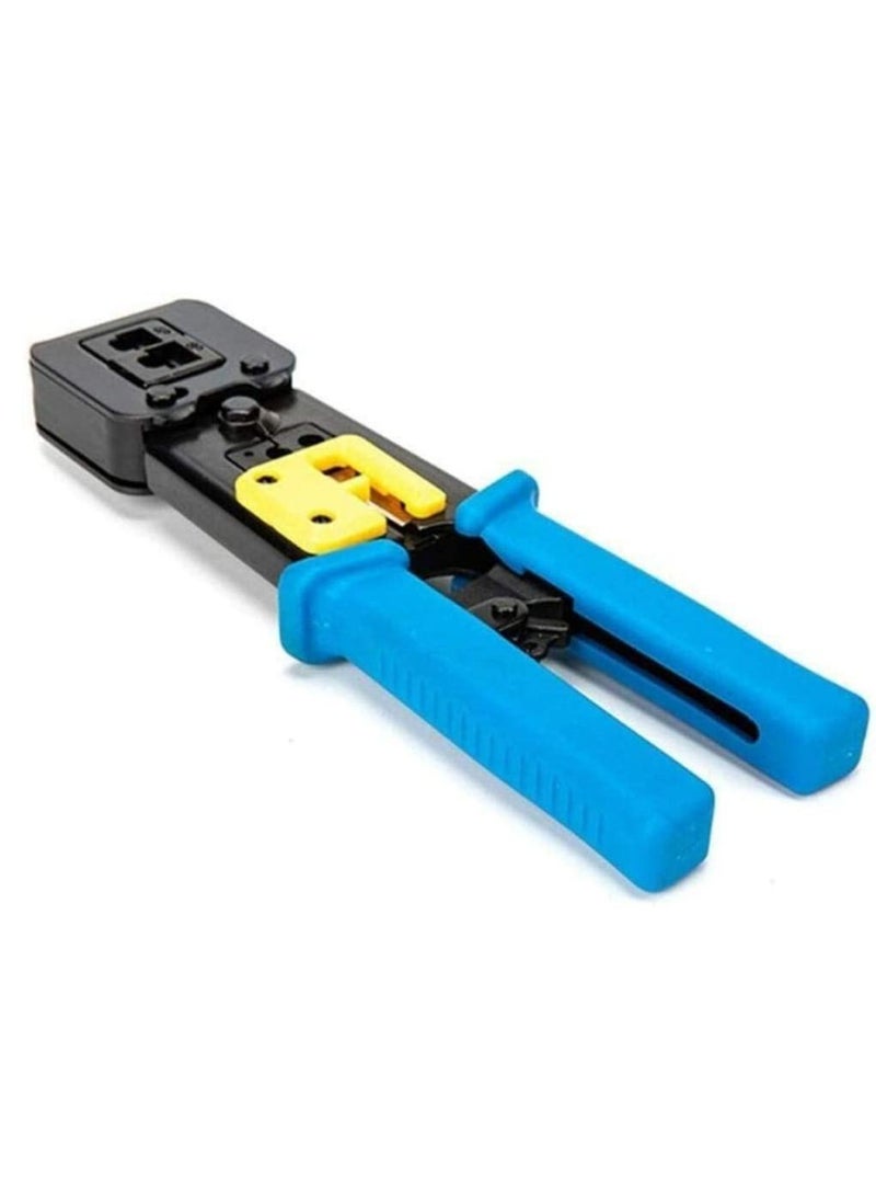 Generic All-in-One Crimper for Pass-Through/EZ/Legacy RJ11/RJ12/RJ45 connectors Professional Performance Cutter Stripper CAT3/CAT5e/CAT6 Network Cable UTP/STP Wire Crimping Tool  - Image 3