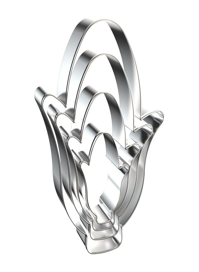 QAAQS Corn On The Cob Cookie Cutter Set - 5 inch, 4 inch, 3 inch, 2 inch - 4 Piece Corn Cookie Cutters Shapes Molds - Stainless Steel - Image 1