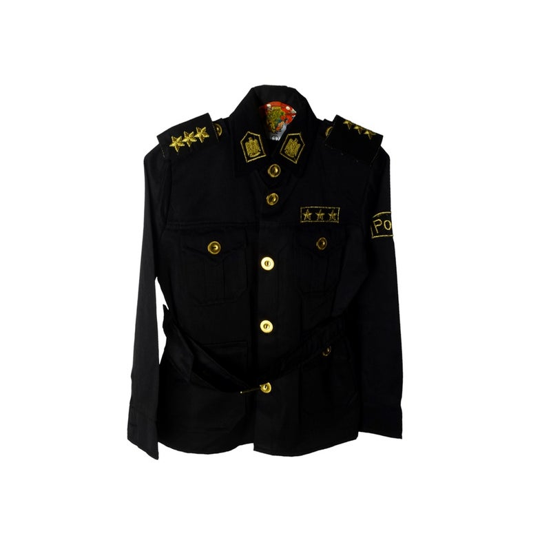 ملابس رجل الشرطة اسود مقاس xs من 2-3 سنين - XS - Image 1