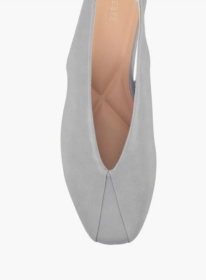 Celeste BLUE Women Pointed Toe Slingback Mules for Women | Best Price UAE