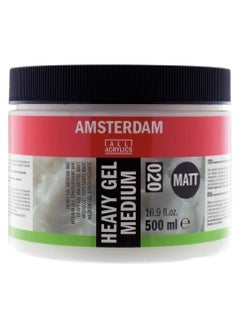 AMSTERDAM Heavy Body Acrylic Gel Medium Matt 500 ML  - Image 2