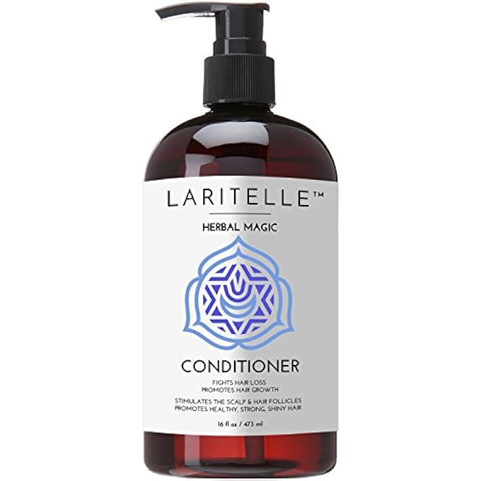Laritelle ORGANIC UNSCENTED HYPOALLERGENIC CONDITIONER 16 OZ. ROSEMARY & SAW PALMETTO. NO SLS/GMO/PARABEN. GF - Image 2