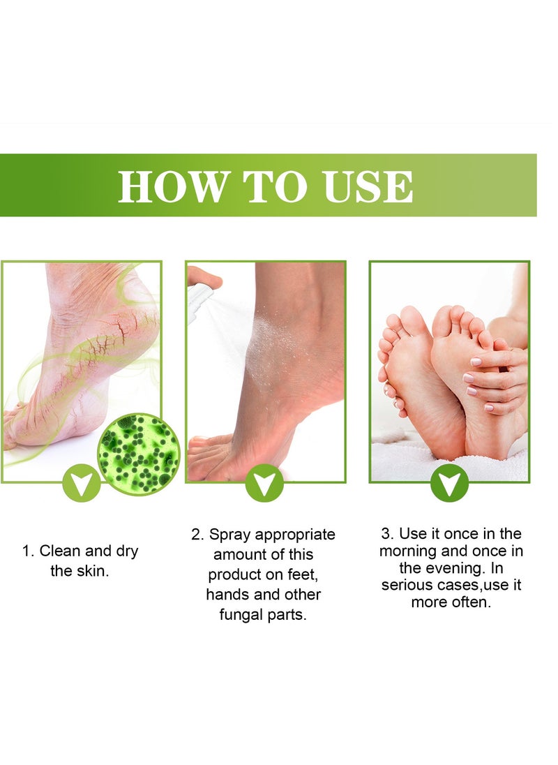 SOUTH MOON - Foot Deodorant Spray, Foot Odor Eliminator for Stinky Feet, Foot Sweat Foot Odor Freshener - Image 1