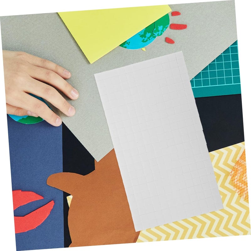 Dual Adhesive Foam Squares 4 Sheets Mounting Blocks For DIY Crafts Scrapbooking Card Making - Image 3