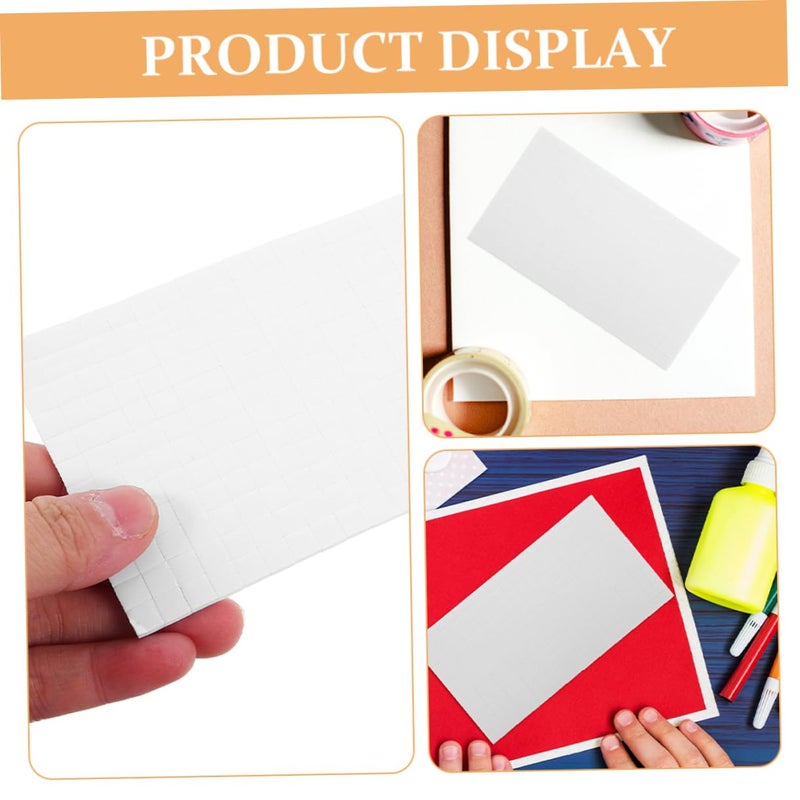 Dual Adhesive Foam Squares 4 Sheets Mounting Blocks For DIY Crafts Scrapbooking Card Making - Image 4