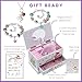 ABI + OLIE ABI OLIE Kids Musical Jewelry Box for Girls 812 Music Box for Girls Princess Castle Unicorn Theme - Image 3