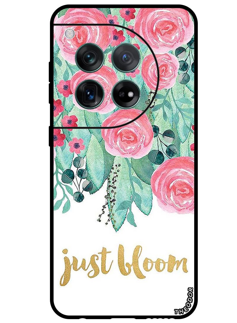 Theodor Protective Case Anti Scratch Shock Proof Bumper Cover For OnePlus 12 Just Bloom - Image 1