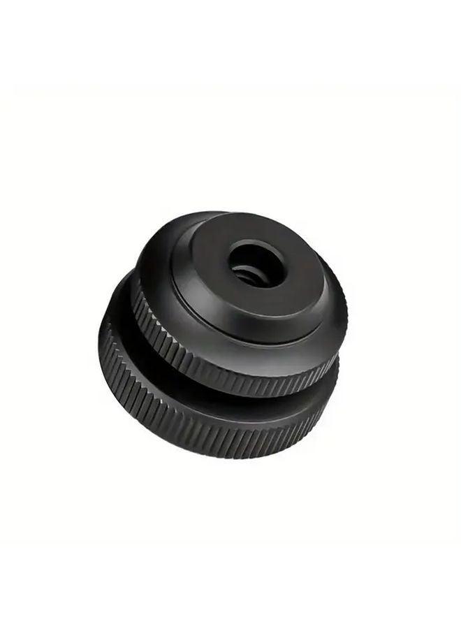 Black Cold Boot Adapter Base Quick Install For DSLR Camera Flash Light Microphone - Image 5
