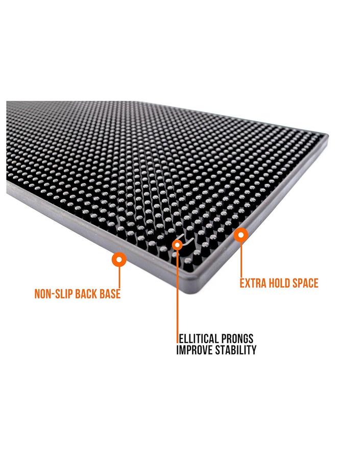 HOMESTAR Dish Drying Coffee Bar Service Spill Mat Black 20 x 40cm - Image 5