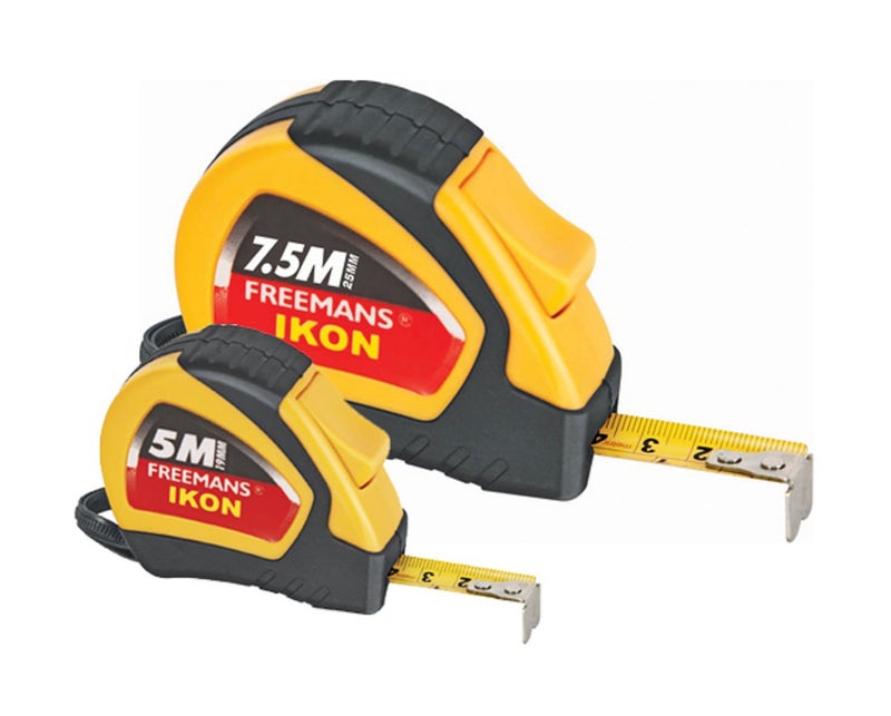 FREEMANS IKON 5m:19mm and 7.5m:25mm Measuring Tape (2 PACK) - Image 5