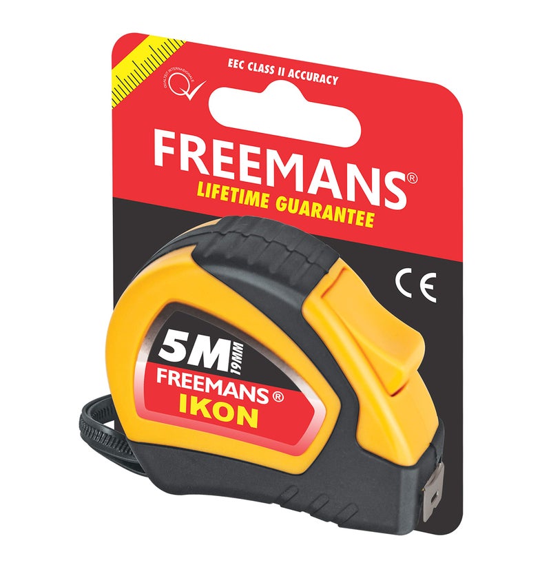 FREEMANS IKON 5m:19mm and 7.5m:25mm Measuring Tape (2 PACK) - Image 2