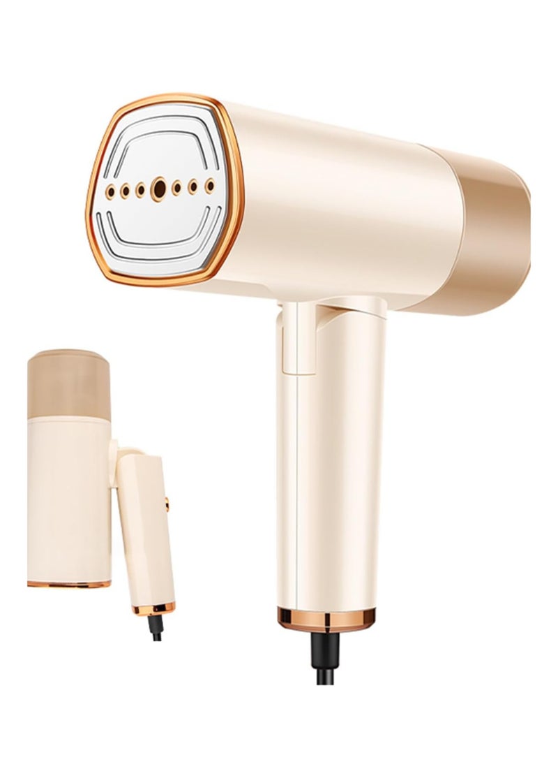 إيزي قابل للطي السفر البخار الحديد للملابس ، المحمولة الملابس البخار الحديد مع 1500w الطاقة ، 2 في 1 البخار الصغير تسخين سريع مع 168ml خزان مياه كبير مناسب لمجموعة متنوعة من الأقمشة - Image 1