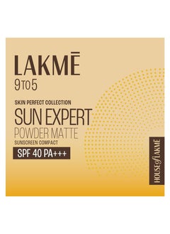 LAKME Lakme Sun Expert Ultra Matte SPF 40 PA+++ Compact, 7 gm  - Image 1