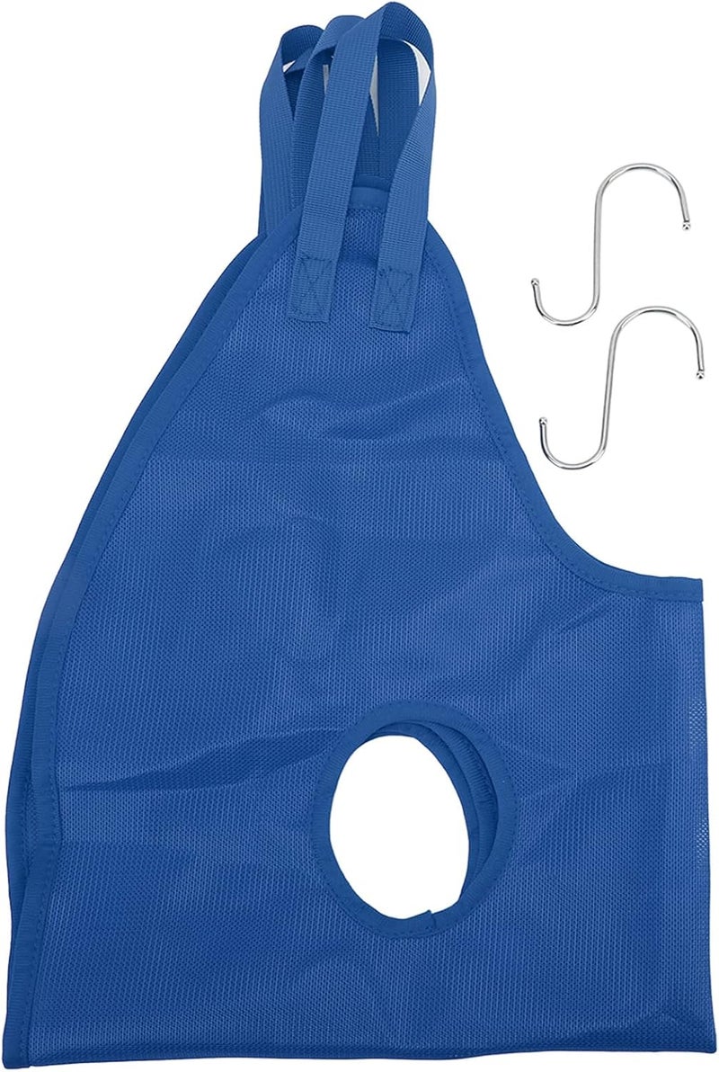 Pet Grooming Hammock, Dog and Cat Trimming Assistant with S Shaped Hooks, S Size - Safe Design, Breathable Polyester Fabric, Easy Nail Trimming and Cleaning (L) - Image 1