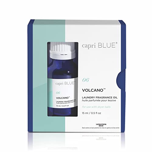 Capri Blue زيت عطر غسالة كابري بلو فولكانو - زيوت أساسية للغسالة كرات الصوف - مص formulated مع زيوت أساسية من الجريب فروت واليوسفي (0.5 أونصة سائلة) - Image 1