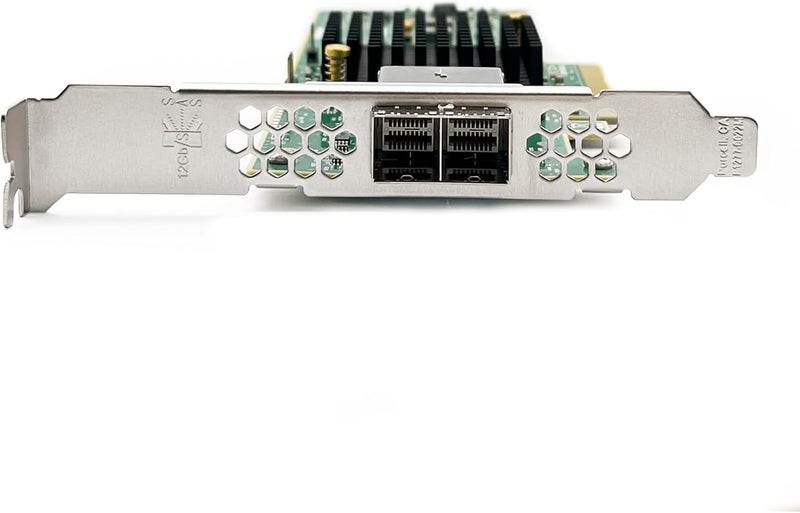 ipolex PCIe 3.0 x8 12G External SAS/SATA HBA RAID Controller Card, Broadcom 3008 Chip, Compatible with LSI 9300-8E, Mini SAS HD (SFF-8644) Connector, for Server/Storage Expansion - Image 4
