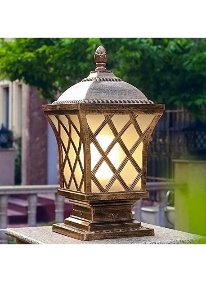 AFN فانوس إضاءة خارجي كلاسيكي، مصباح زخرفي مقاوم للعوامل الجوية لممرات الحدائق والفناء والشرفة والباحات، سهل التركيب | إضاءة خارجية، فانوس حديقة، مصباح زخرفي - Image 1