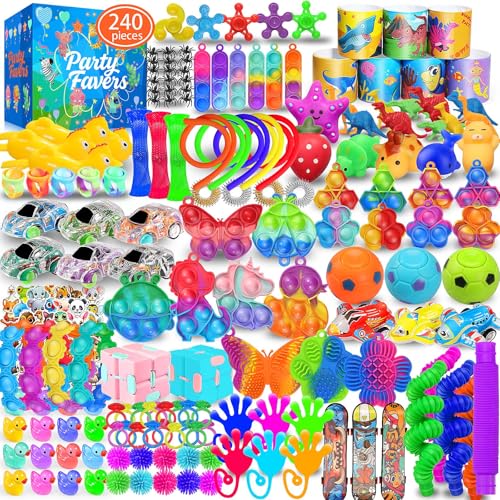 nobasco Party Favors for Kids 812 48 240 Pack Fidget Toys for Adults Christmas Stocking Stuffers Goodie Bags School Classroom Prizes Birthday Gifts for Teen Boys Girls Stress Relief Sensory Toy Bulk - Image 1