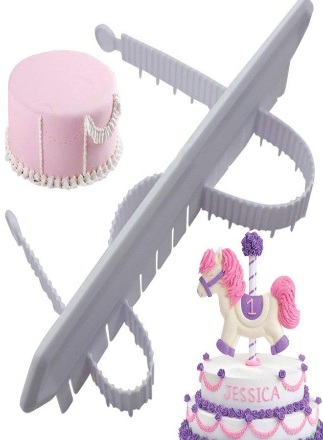 Anyana Fondant Cake Arc Ruler Decorating Graduated Scale Cake Baking Measure pastry art Tools swag Marker Dividing Set Garland sugarcraft gum paste sugar candy decor - Image 1