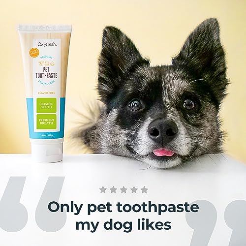 Oxyfresh Premium Cat & Dog Toothpaste - Best Teeth Cleaning Gel Helps Fight Plaque, Tartar and Extreme Bad Cat & Dog Bad Breath - Vet Approved Pet Dental Care Toothpaste - 4oz - Image 3